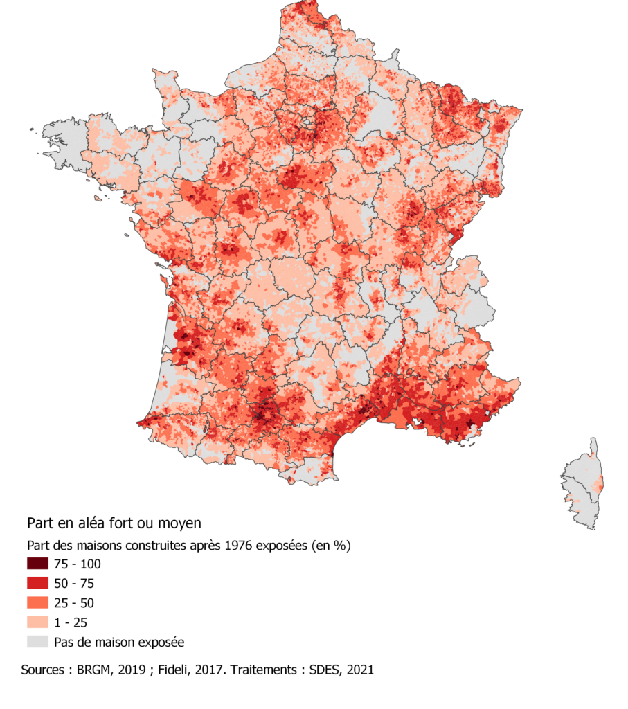 Carte RGA Retrait-Gonflement des Argiles